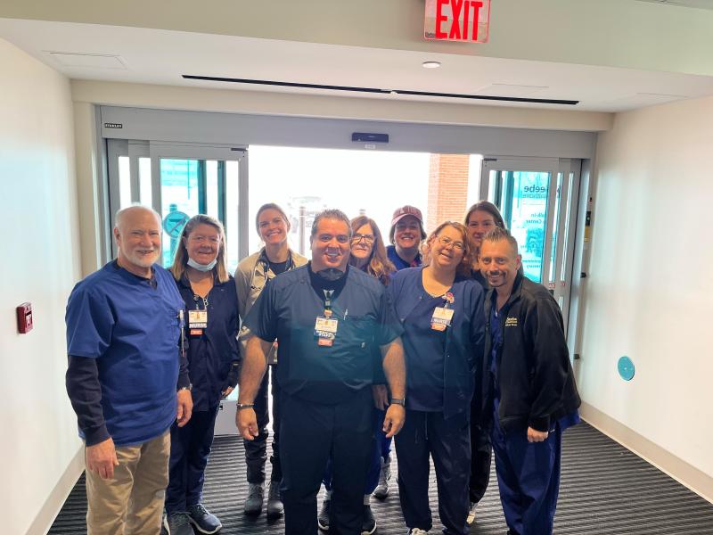 The Rehoboth Walk-In Care team is ready for patients Dec. 6 in spite of the ongoing snowstorm.